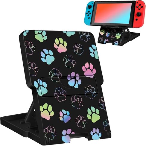 for Nintendo Switch Stand Holder Cute - for Nintendo Switch Holder Stand for OLED Boys Girls Teen Girly Design Cool Style Adjustable Portable Foldable Switch Accessories, Strawberry Festival in Kuwait