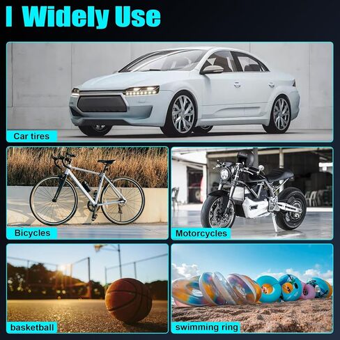 Tire Inflator for DEWALT 20V 60V MAX Battery, Portable Air Compressor Auto Tire Pump with Digital Pressure Gauge 150PSI for Car, Truck, Bikes, Ball (Tool Only, NO Battery) in Kuwait