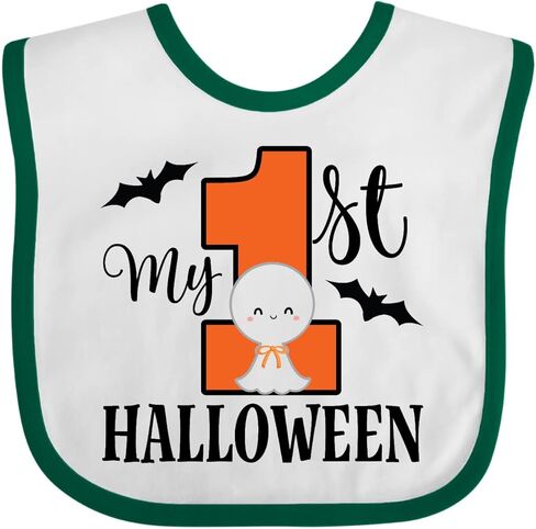 inktastic First Halloween Baby Outfit Baby Bib in Saudi Arabia