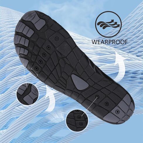 SIOSNETA Hike Barefoot Shoes for Women Men, Breathable Non-Slip Athletic Footwear, Wide Toe Water Shoes for Hiking, Non-Slip Neuropathy Shoes for Women Men, Grounded Comfort wear in Saudi Arabia