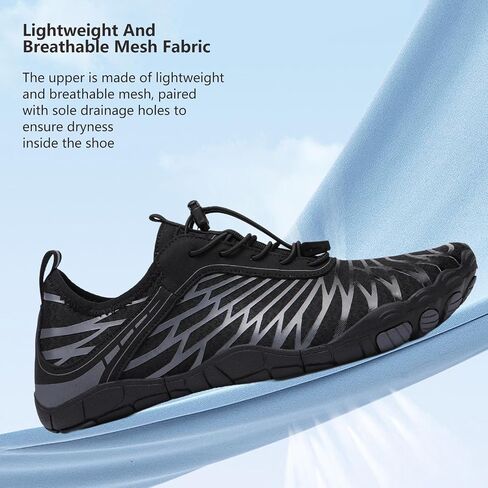 SIOSNETA Hike Barefoot Shoes for Women Men, Breathable Non-Slip Athletic Footwear, Wide Toe Water Shoes for Hiking, Non-Slip Neuropathy Shoes for Women Men, Grounded Comfort wear in Saudi Arabia