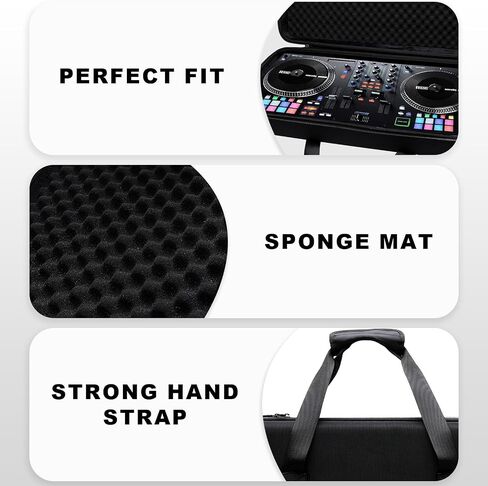 Hard Case Compatible with RANE ONE/Pioneer DDJ-SX/SX2/SX3 DJ Set and DJ Controller - Storage Carrying Bag Black in Saudi Arabia