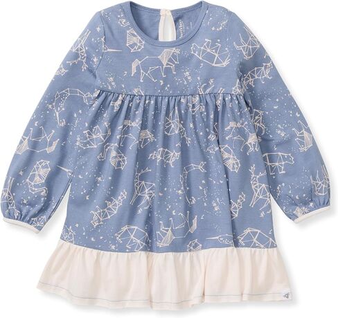 Burt's Bees Baby Baby Girls' Dress, Infant & Toddler, Short & Long-Sleeve, 100% Organic Cotton, Dancing Candy Canes in Saudi Arabia