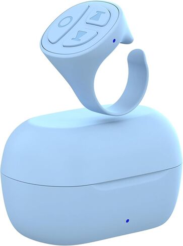 TikTok Scrolling Ring، كاميرا بلوتوث، جهاز التحكم عن بعد، مصراع التمرير، حلقة النقر التلقائي لحلقة التمرير Live TIK Tok لهاتف iPhone Android (أسود الجرافيت) in Saudi Arabia