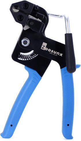 Metal Zip Ties Tool, Stainless Steel Cable Tie Gun, Use for Cutting and Fastening up to 12mm Width Heavy Duty Metal Zip Tie. Used to Repair Fences, Pipes, Chain Links, Head Wrap. in Saudi Arabia