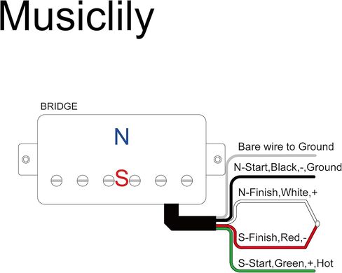 مجموعة التقاطات جسر الرقبة من Musiclily Pro Alnico 5 LP المغطاة بجيتار هامبوكر 7.8K/16.6K لجيتار كهربائي طراز Les Paul SG، كروم in Saudi Arabia