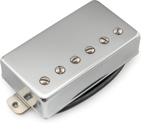 مجموعة التقاطات جسر الرقبة من Musiclily Pro Alnico 5 LP المغطاة بجيتار هامبوكر 7.8K/16.6K لجيتار كهربائي طراز Les Paul SG، كروم in Saudi Arabia