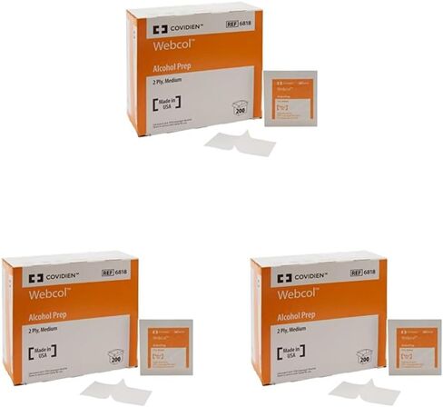 Kendall WEBCOL Alcohol Preps (Sterile), Medium, 2-ply in Saudi Arabia