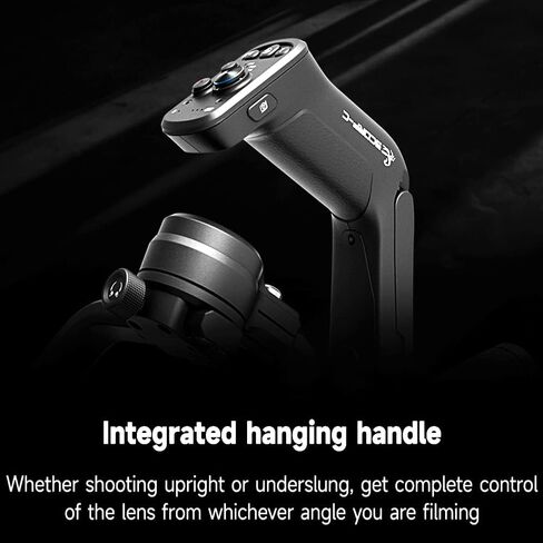 FeiyuTech SCORP Mini-2 3-Axis Mirrorrless Camera Gimbal Stabilizer، جهاز تعقب AI مدمج، إطلاق نار عمودي أصلي، التحكم في مصراع البلوتوث/الكابل، لـ Canon/Sony/Panasonic/Nikon/Fujifilm/Gopro/الهاتف المحمول in Saudi Arabia