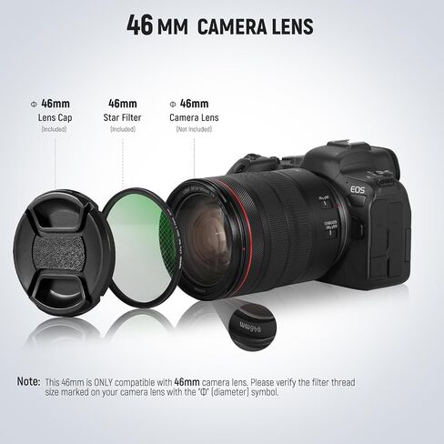 NEEWER 3PCS 72mm Star Filters, Adjustable Cross Screen Star Effect Filter (4, 6, 8 Points) with Ultra Slim Aluminum Alloy Frame, HD No Dark Corners with Double Sided Nano Coatings in Saudi Arabia