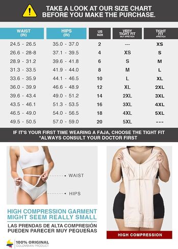 Sonryse Fajas Colombianas Post Surgery Compression Garment Stage 2 Faja Lipo BBL in Kuwait