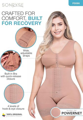 Sonryse Fajas Colombianas Post Surgery Compression Garment Stage 2 Faja Lipo BBL in Kuwait