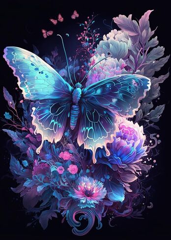 Ksxistiyt Diamond Art Painting Kits for Adults, Flower Women Full Drill Diamond Dots Paintings for Beginners, Round 5D Paint with Diamonds Pictures Gem Art Painting Kits DIY Crafts Kits 12x16inch in Saudi Arabia