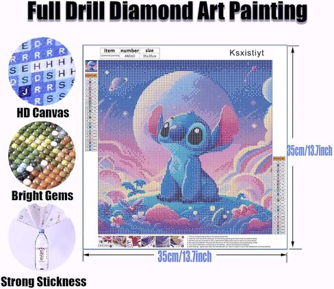 Ksxistiyt Diamond Art Painting Kits for Adults, Flower Women Full Drill Diamond Dots Paintings for Beginners, Round 5D Paint with Diamonds Pictures Gem Art Painting Kits DIY Crafts Kits 12x16inch in Saudi Arabia