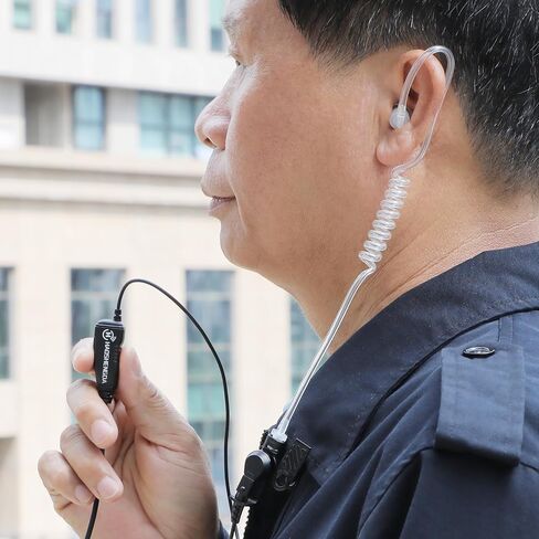 HAOSHENGDA Motorola XPR 3500e Earpiece with Mic Compatible with Motorola Radios XPR 3300, XPR 3500, XPR3300e, XPR3500e, XPR 3000e Acoustic Tube Headset with PTT Mic in Saudi Arabia