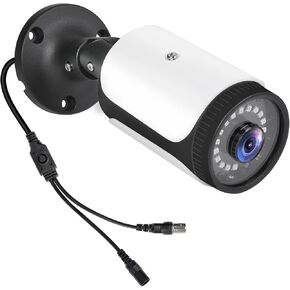 HD 180 Degree Wide Angle View 2.0MP 1080P Mini Bullet Outside Outdoor Coax Coaxial Surveillance Security Camera AHD TVI CVI CVBS with BNC Connector Work for 960H,720P,1080P,5MP,4K Analog CCTV DVR