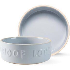 Fringe Studio Minimal Midnight Medium Stoneware Pet Bowl, PetShop Collection (479108)