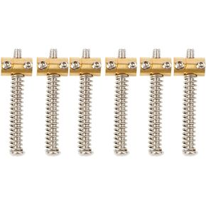 6Pcs Brass Compensated Saddles Guitar Saddles Set for TL Tailpiece Telecaster Electric Guitar Replacement Parts