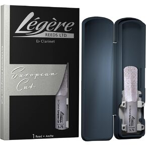 Légère Reeds - Eb Clarinet Reed, European Cut, Strength 3.25 (EBES3.25) - Premium Synthetic Woodwind Reed