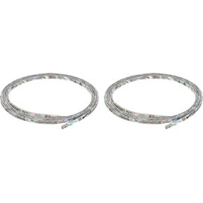 MECCANIXITY 2 Pcs Plastic Binding Purfling Strip 1650x5x1.5mm Guitar Binding Edge Trim for Acoustic Classical Guitar Parts Accessories Blue Green Pink