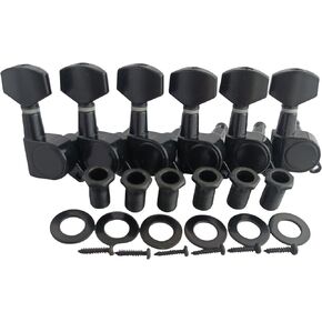 sdwutong Guitar Locking Tuners (6 for Right) Guitar Tuning Keys Pegs Guitar Machine Heads for Strat Tele