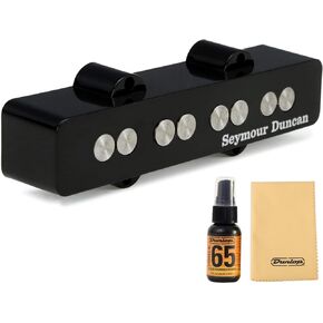 Seymour Duncan SJB-3 Quarter Pound Jazz Bass Neck Pickup - Bundle with Dunlop Polishing Kit