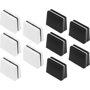 eMagTech 10Pcs Fader Cap Fader Slider Knob Mixing console Equalizer Fader Cap Compatible with Pioneer DJM350 400 500 700 750 800 850, Black and White