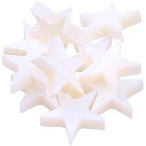 White Mother of Pearl Inlay Dots Guitar Mandolin Banjo Fingerboard Maker(Pack of 10)
