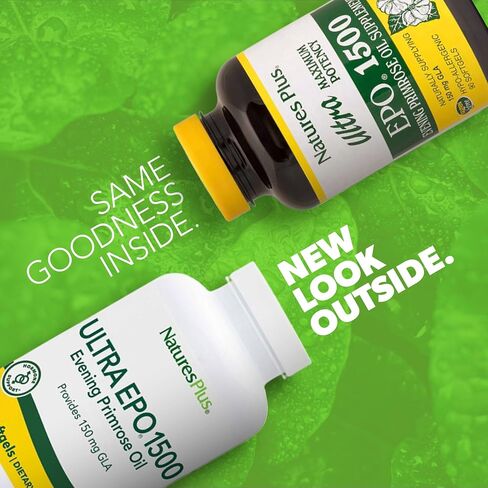 Natures Plus Ultra EPO 1500-1500 mg Evening Primrose Oil, 90 Softgels - Gluten-Free - 90 Servings in Saudi Arabia
