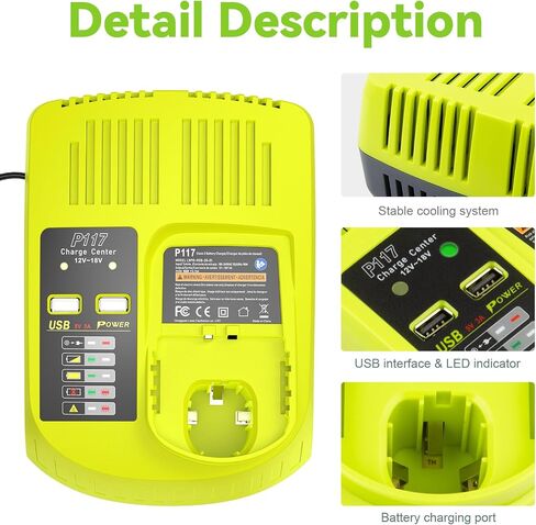 2 حزمة 6.0Ah 18V بطارية ليثيوم استبدال ل RYOBI ONE + RB18L50 P108 P102 P104 بطاريات أداة لاسلكية عالية السعة مع مؤشر LED in Saudi Arabia