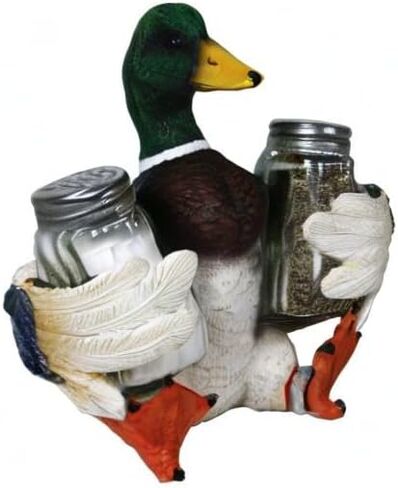 Rivers Edge Products Salt and Pepper Shakers Set, Unique Poly Resin Spice Dispenser, Novelty Kitchen Counter Decor, Truck in Saudi Arabia