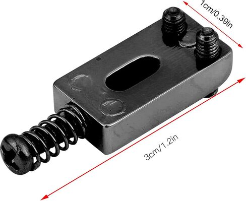 6 Pcs Guitar Saddle, 10.5mm Electric Guitar Tremolo Bridge Saddles for Electric Guitar Replacement with Wrench in Saudi Arabia