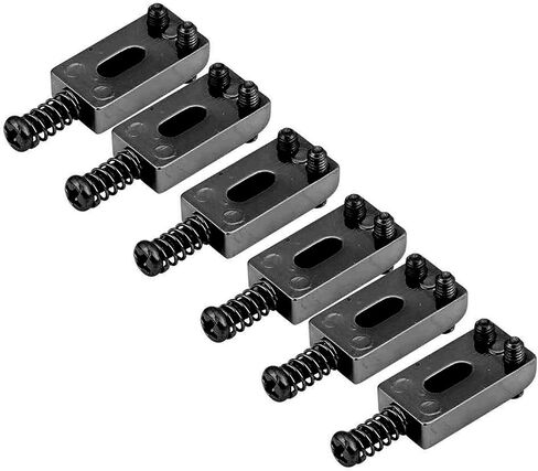 6 Pcs Guitar Saddle, 10.5mm Electric Guitar Tremolo Bridge Saddles for Electric Guitar Replacement with Wrench in Saudi Arabia
