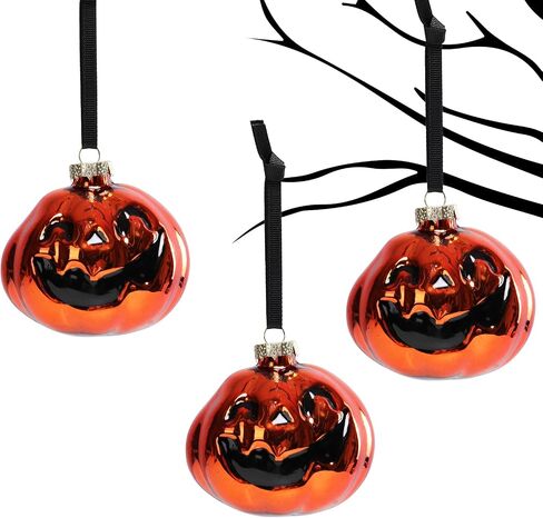 Halloween Tree Decorations Halloween Hocus Pocus Cauldron 7.5" Vintage Decorative Hanging Ornaments for Halloween Party Christmas Tree Home Decoration 3 Pack in Saudi Arabia