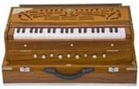 Monoj K Sardar MKS، هارمونيوم، في الولايات المتحدة الأمريكية، جودة الحفل، قابلة للطي، قصب مزدوج خاص، لون طبيعي، 9 توقف، 3 1/2 أوكتاف، حقيبة مبطنة، آلة موسيقية هندية ID-167 in Kuwait