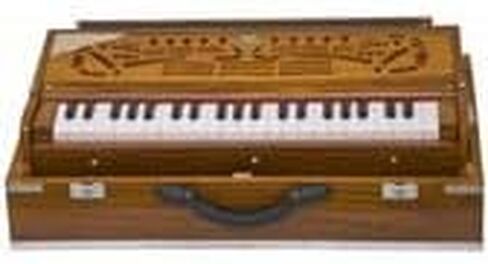Monoj K Sardar MKS، هارمونيوم، في الولايات المتحدة الأمريكية، جودة الحفل، قابلة للطي، قصب مزدوج خاص، لون طبيعي، 9 توقف، 3 1/2 أوكتاف، حقيبة مبطنة، آلة موسيقية هندية ID-167 in Kuwait
