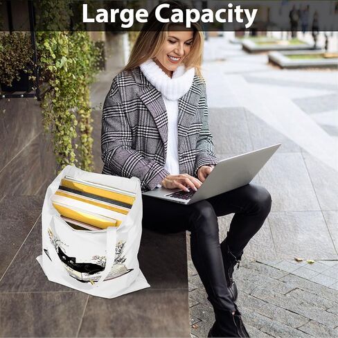 Book Lovers Gifts Tote Bag Bookish Gifts Teacher Gifts Reusable Grocery Bags Librarian Gifts for Readers in Saudi Arabia