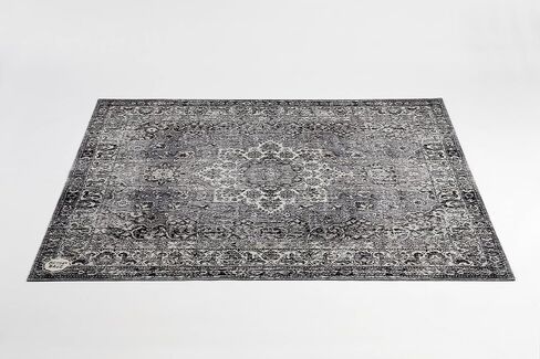 Vintage Persian Style Drum Rug 5.34' X 4.65' - Blue in Saudi Arabia