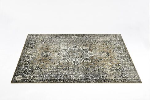 Vintage Persian Style Drum Rug 5.34' X 4.65' - Blue in Saudi Arabia