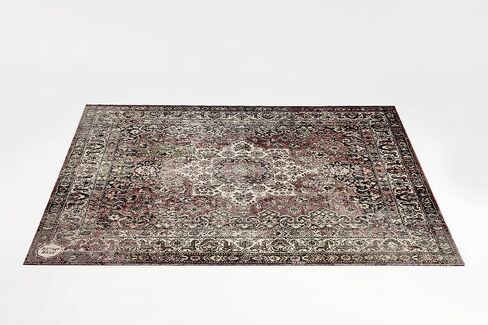 Vintage Persian Style Drum Rug 5.34' X 4.65' - Blue in Saudi Arabia