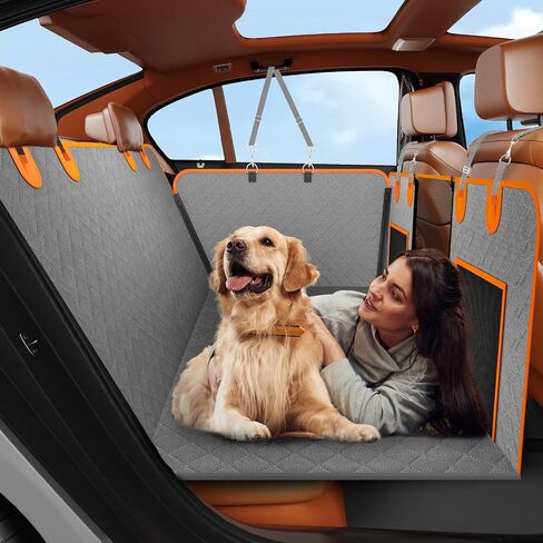 Truck Back Seat Extender for Dogs, Dog Car Seat Cover with Hard Bottom for Trucks/Large SUV, Dog Hammock for F150, RAM1500, Silverado, GMC, Tundra in Saudi Arabia