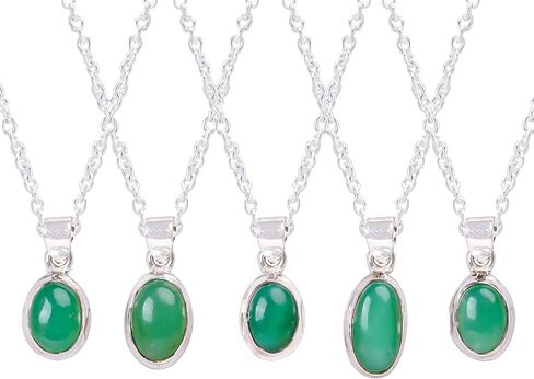 Natural Real Moonstone Crystals Bezel Oval Pendant Necklace, Polished Birthstone, Healing Cabochon Gemstone, Jewelry, 925 Sterling Silver Jewelry 18 inch in Saudi Arabia