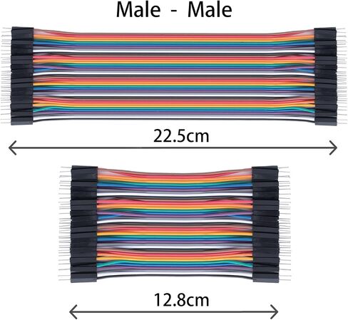 10cm+20cm+30cm 360pcs Breadboard Jumper Wires Cable Kit Male to Female, Male to Male, Female to Female Compatible with Arduino Projects and Raspberry Pi in Saudi Arabia