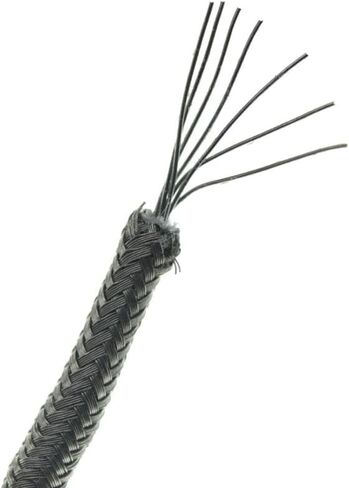 KAISH 22AWG Single Conductor Vintage-Style Guitar Metal Braided Push-Back Hook Up Wire Guitar Wiring Harness Pre-tinned Copper Wire 6.5ft in Kuwait
