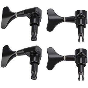 VBESTLIFE 2L 2R Electric Bass Machine Heads, Sealed Tuner String Tuning Key Pegs for Electric Bass