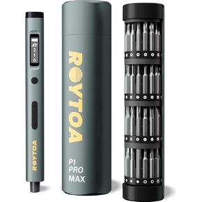 81-in-1 Mini Electric Screwdriver Set with 4 Torque Settings，3.7V Precision Screwdriver Set,500mAh Battery Cordless Screwdriver Repair Tool Set for,Electronics,Watches,Glasses,Cameras