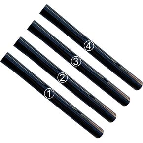 4Pack 1.25 Inch Vacuum Extension Wands with 1-1/4" Fitting (32mm) (1.25 in) - 1.25 Inch Shop Vac Extension Tubes, Accessories and Attachment 32mm, Replacement Vacuum Cleaner Extension Pipe Tubes