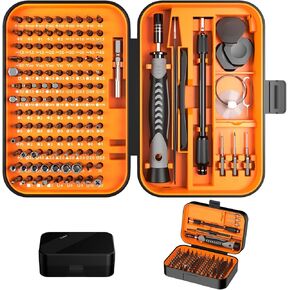 150 IN 1 Precision Screwdriver Set, 120 Bits Full Range Small Screwdriver Set, Magnetic Mini Repair Tool Kit for Ring Doorbell, Laptop, Switch, PS5, Xbox, Macbook, iPhone, Watch, Glasses - Navy Blue
