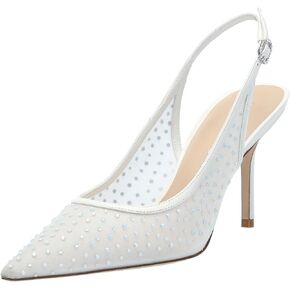 Stuart Weitzman Women's Emilia Mesh 85 Slingback Pump