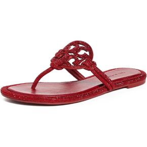 Tory Burch Women's Miller Knotted Pave Sandals